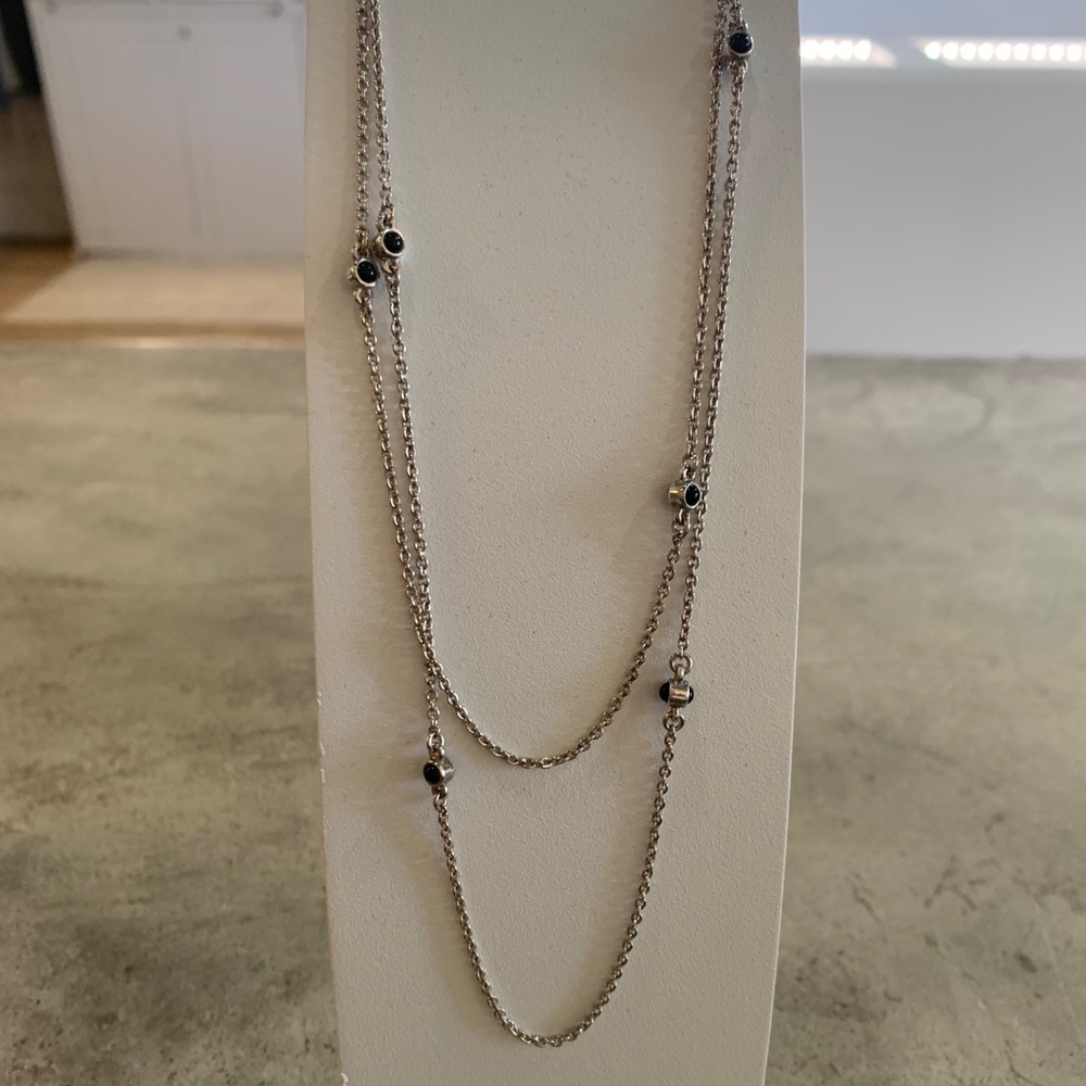 RETIRED Onyx Cabochon Necklace